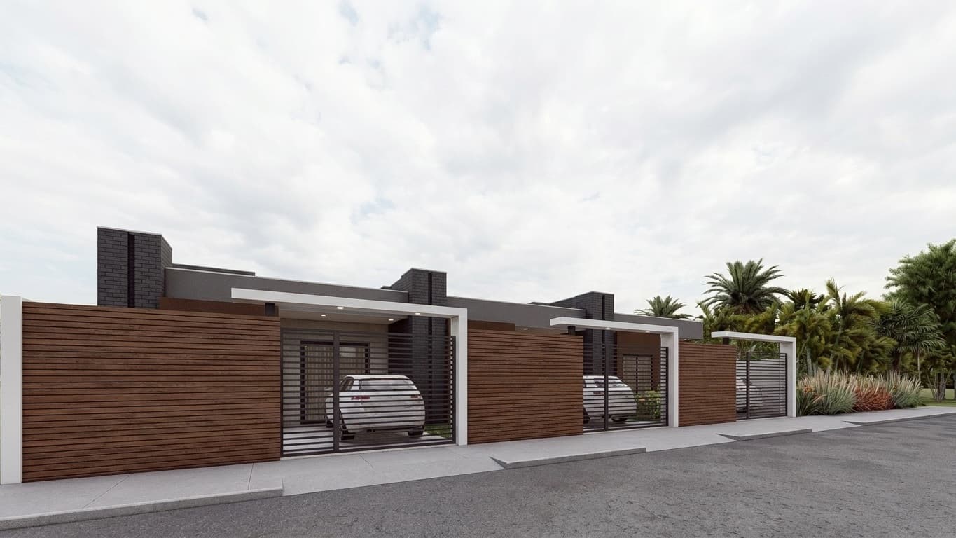 P149 - Projeto Casa Térrea 3 Quartos 1 Suíte 80m² | Lote 6x20 — foto 1
