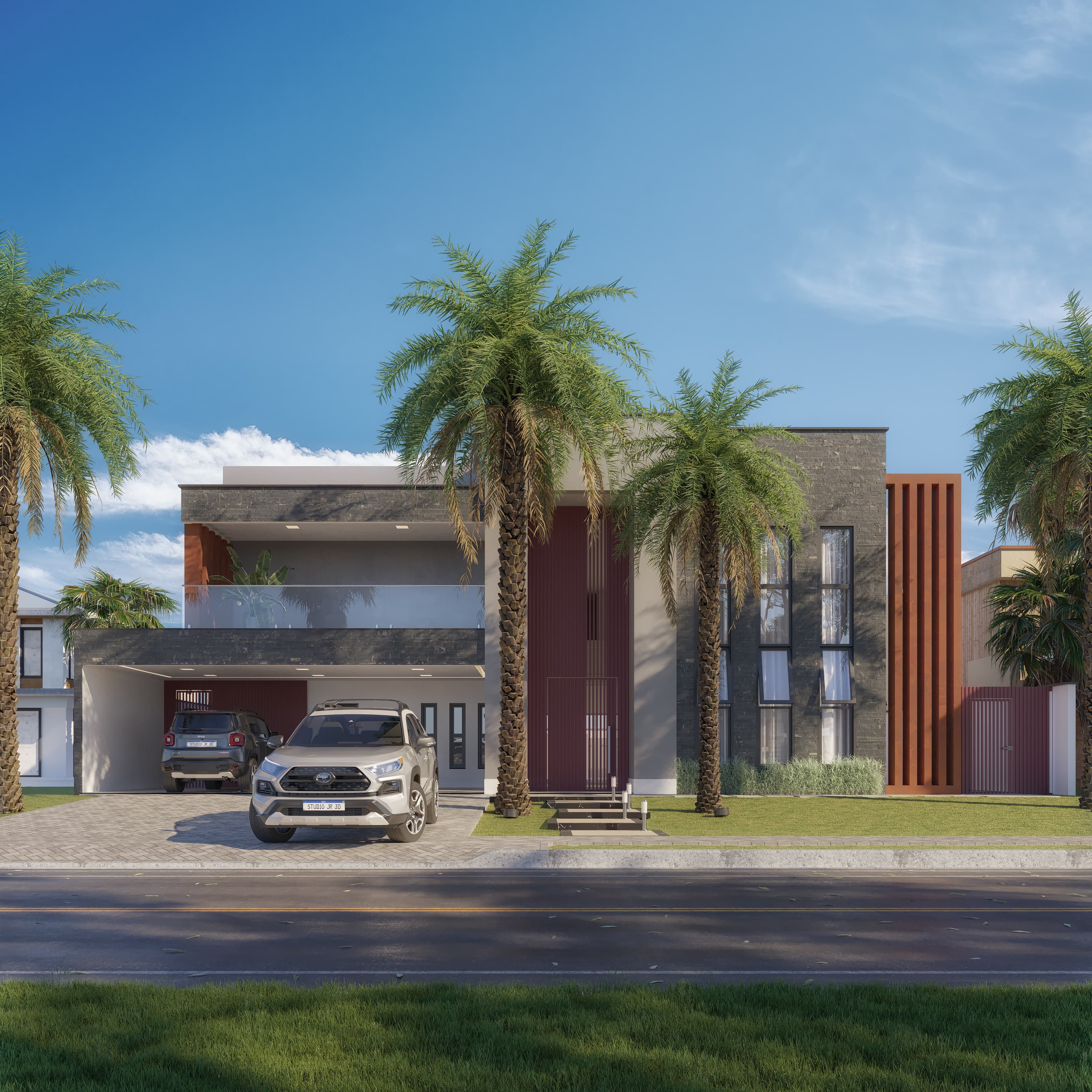 P023 - Projeto Sobrado Mansão 5 Suítes com Piscina, Banheira e Gourmet – 650m²