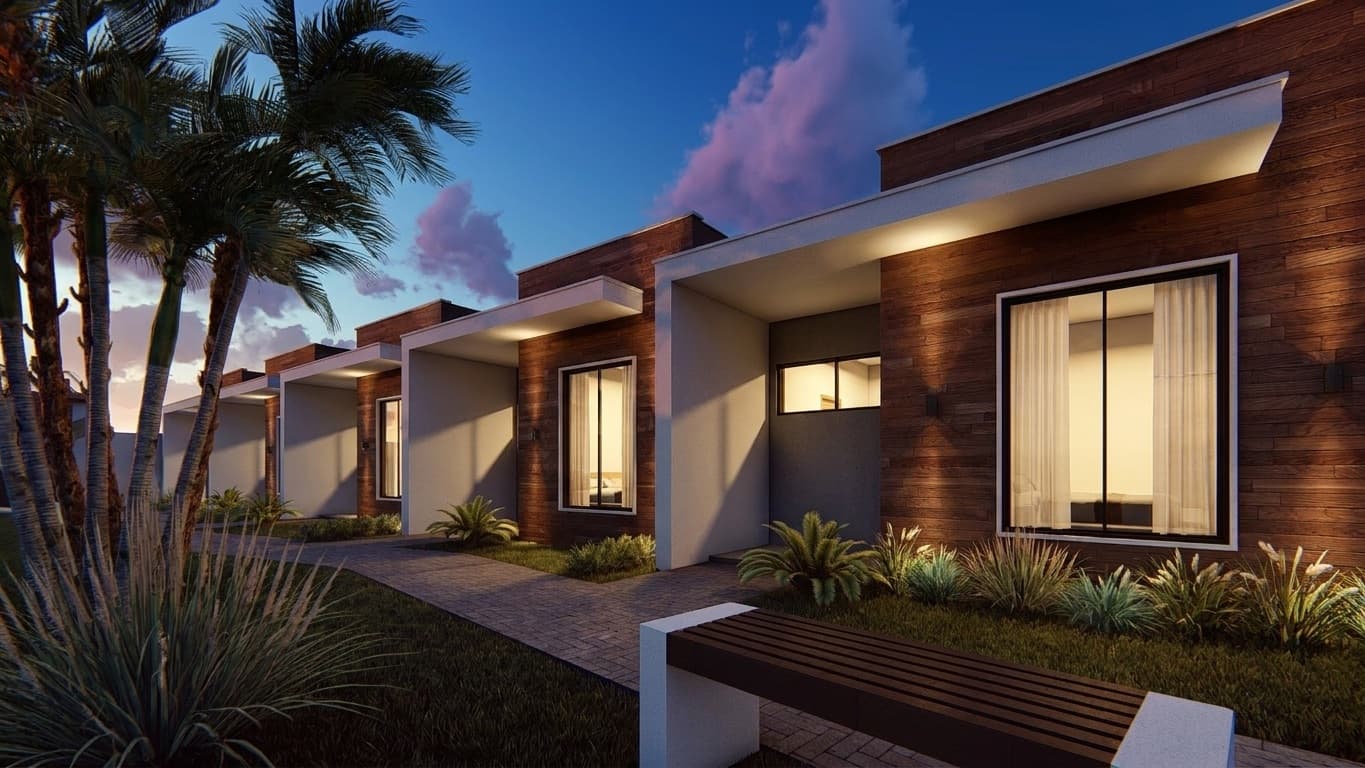 P160 - Projeto Casa Térrea 2 Quartos 50m² | Lote 5x20