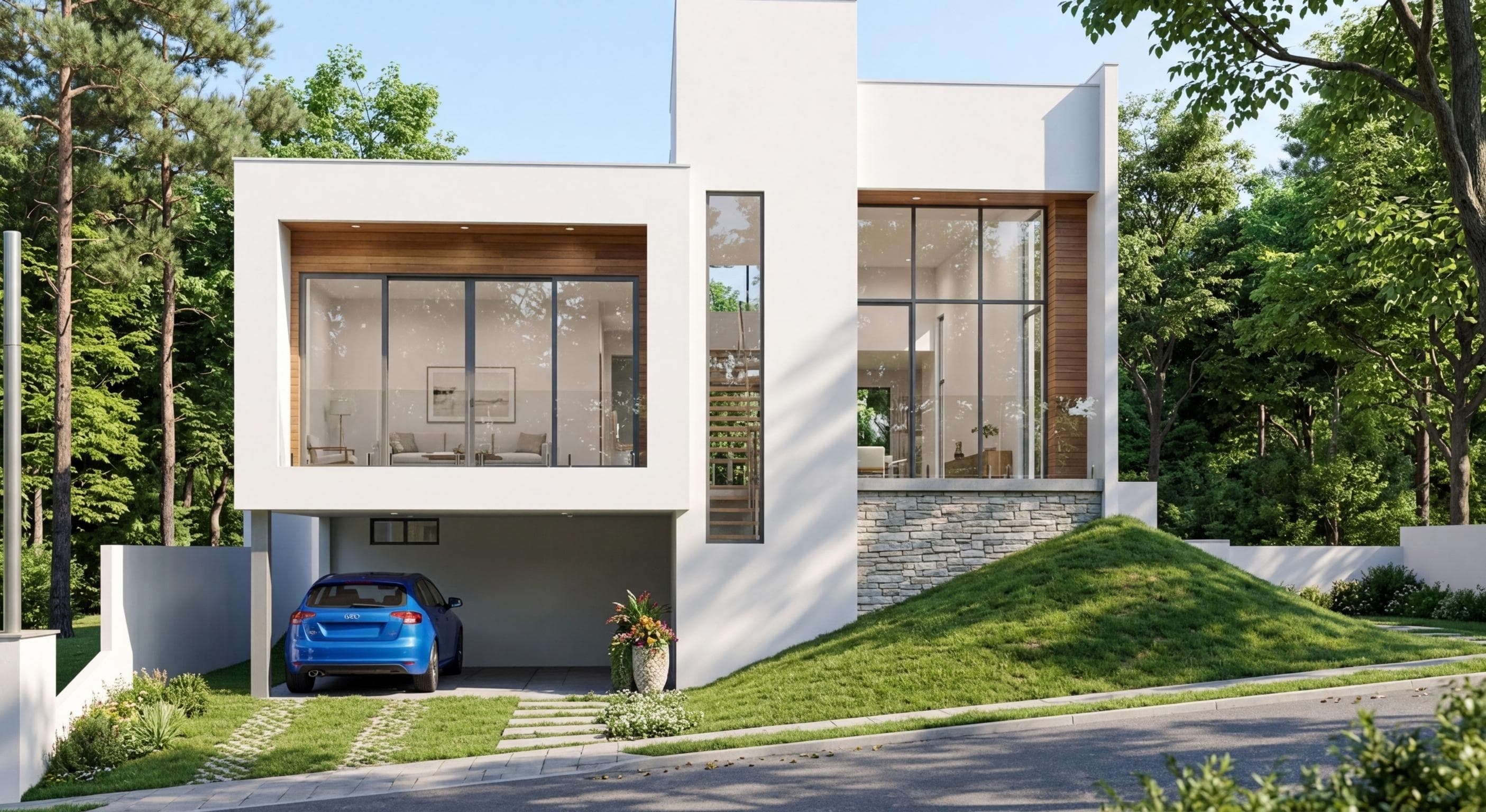 P034 - Projeto Casa Duplex 3 Suítes com Gourmet e Escritório – 237m² | Lote 15x20 — foto 1