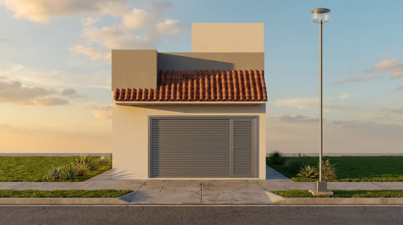 P059 - Casa Popular Térrea 2 Quartos Padrão CEF Minha Casa Minha Vida 55m² - Lote 8x20 — foto 1