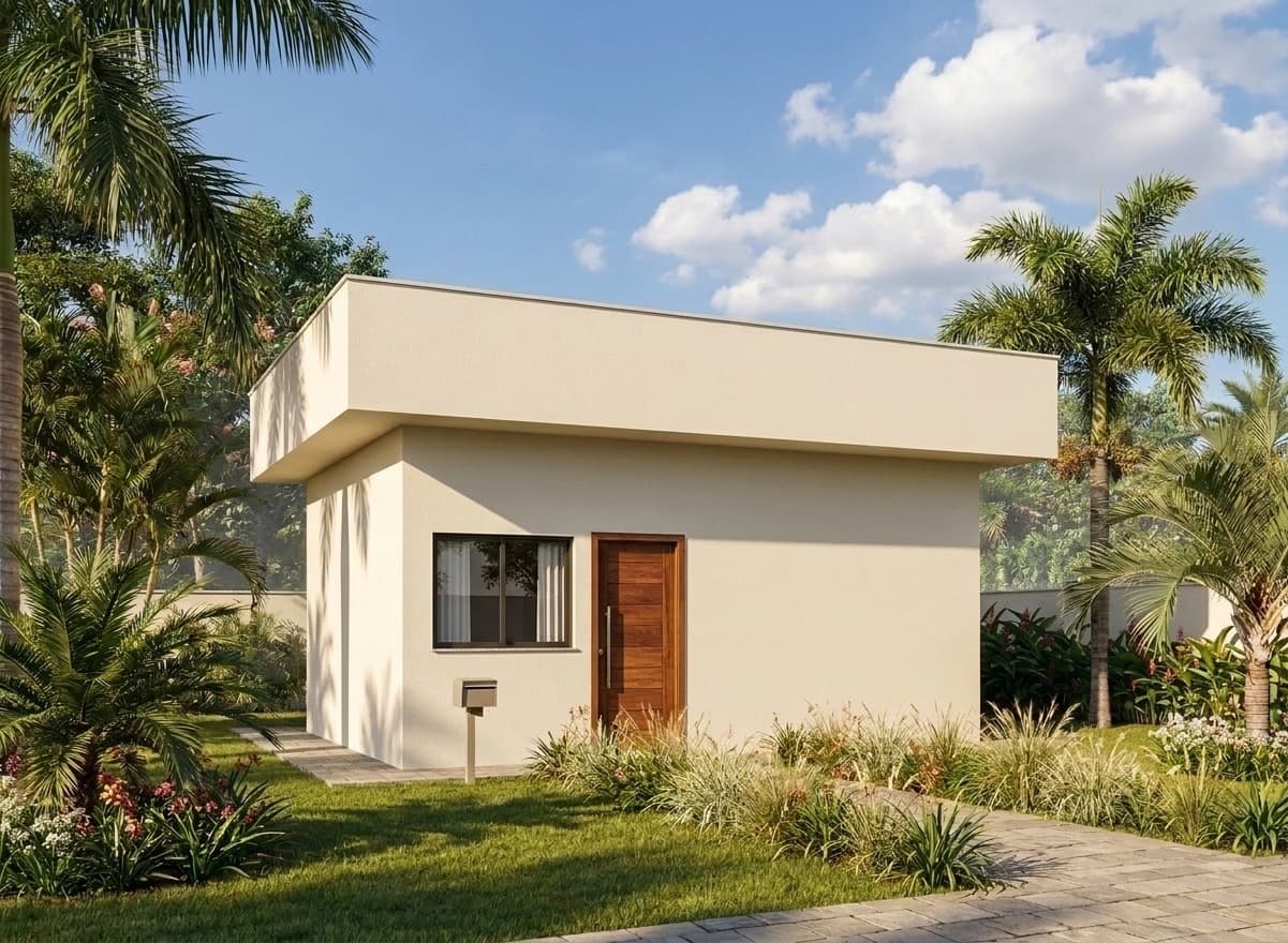 P172 - Projeto Casa Térrea 3 Quartos 1 Suíte 69m² | Lote 10x25 — foto 1