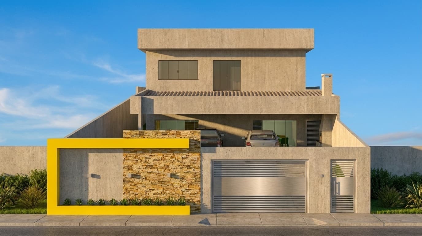 P071 - Casa Sobrado 2 Andares 3 Quartos 1 Suíte Área Gourmet 200m² - Lote 13x25