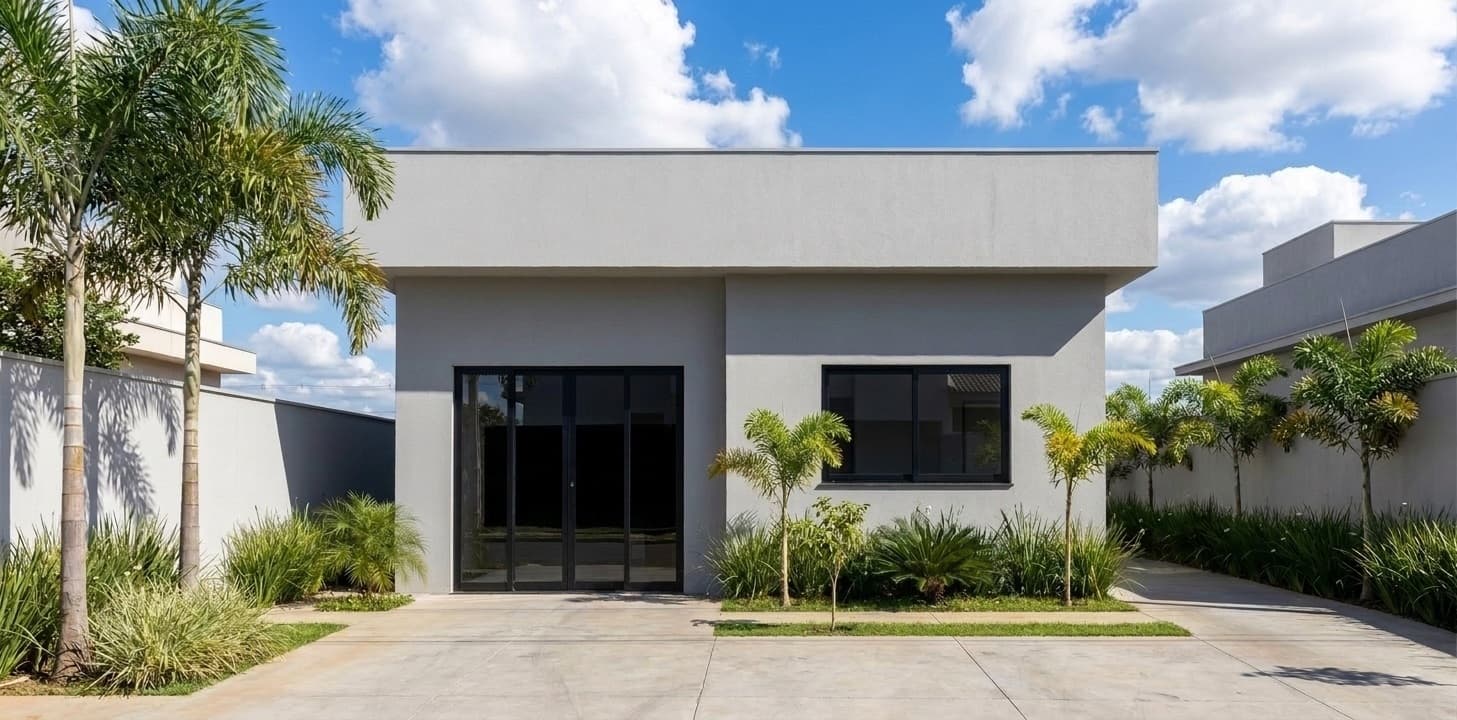 P171 - Projeto Casa Térrea 2 Quartos 57m² | Lote 10x25