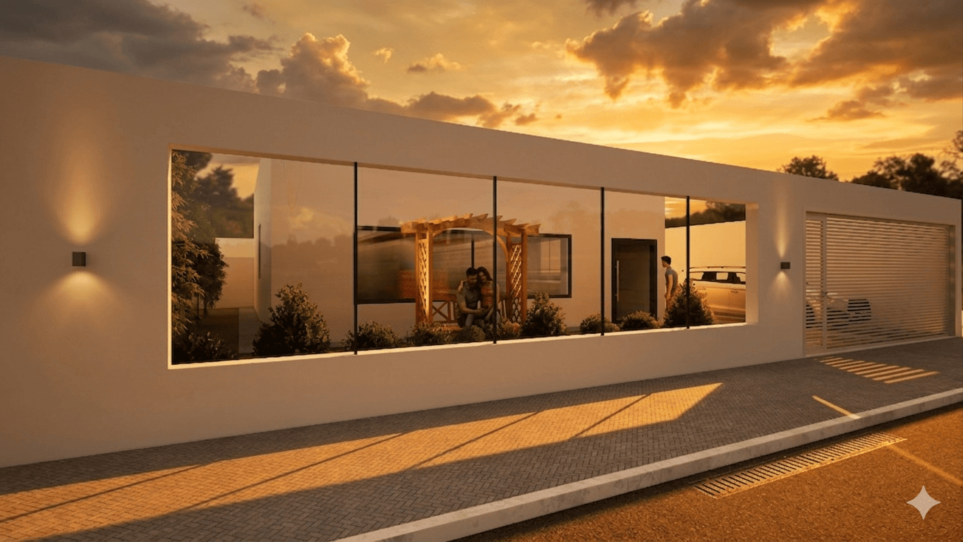 P038 - Projeto Casa Térrea Unifamiliar com Garagem – 127m² — foto 1